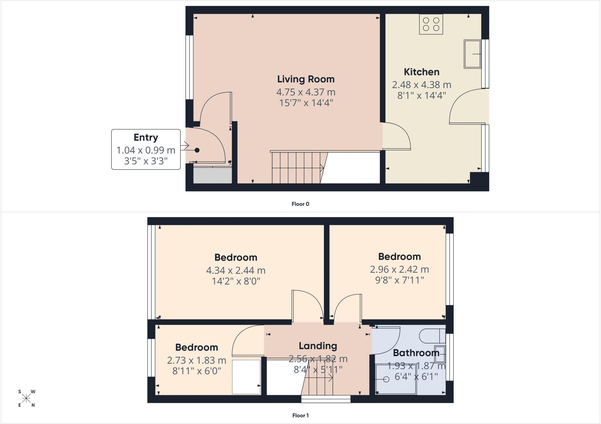 Rossendale, Shaw, Oldham, Greater Manchester, OL2 floorplan