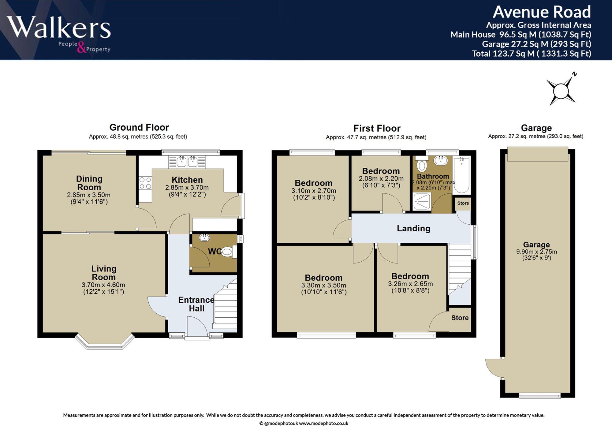Avenue Road, Ingatestone floorplan