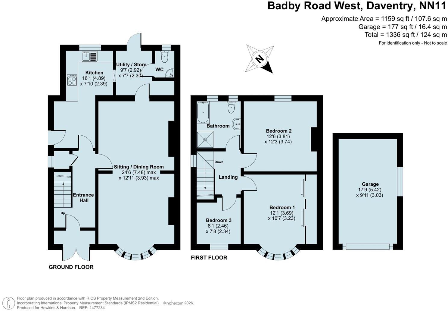 Badby Road West, Daventry, NN11 floorplan