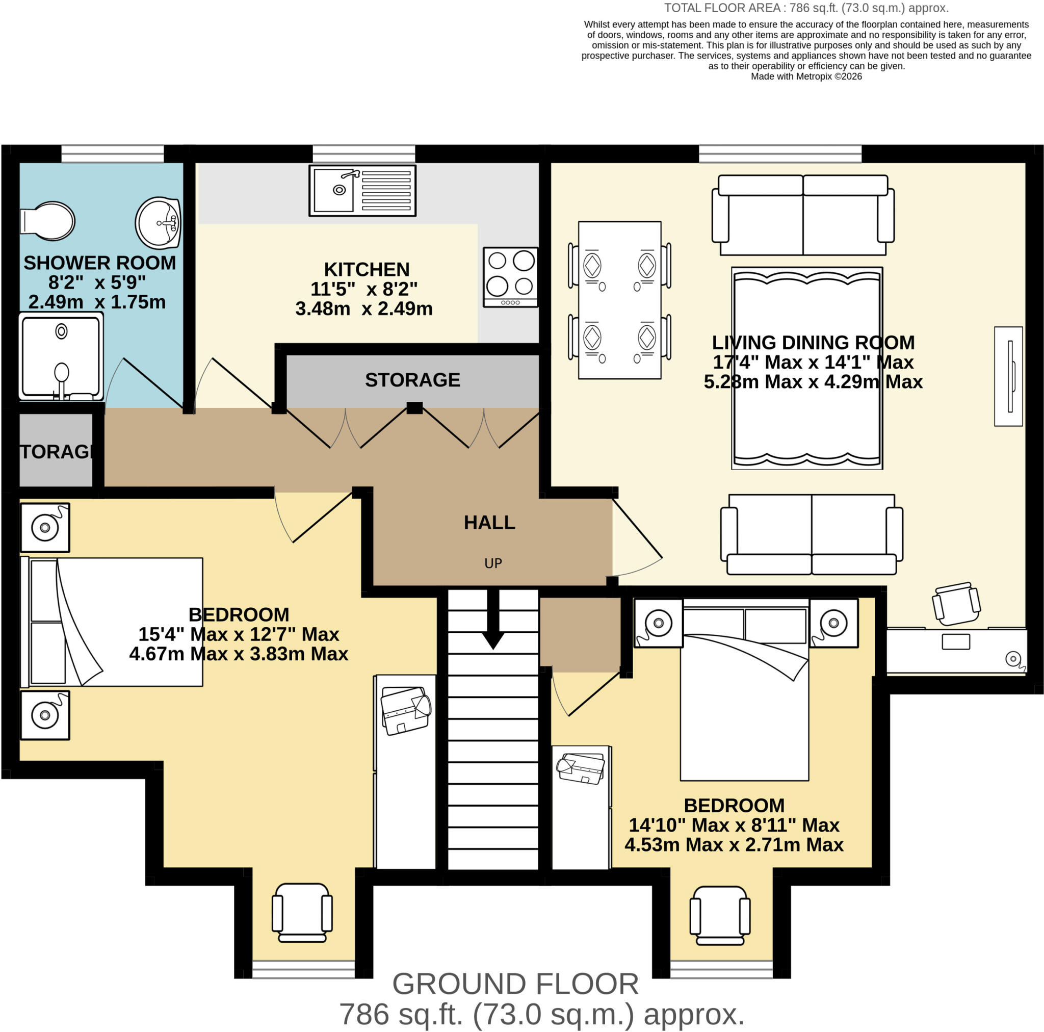 23 Goose Garth, Wetheral, Carlisle, Cumbria floorplan