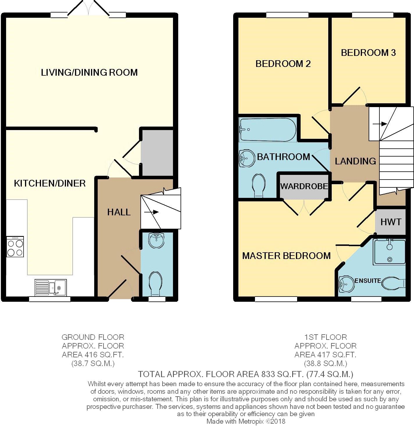 Russet Drive, Red Lodge, Bury St Edmunds, Suffolk, IP28 floorplan