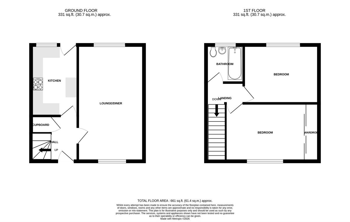 128, Burnbank Road, Ayr, KA7 floorplan