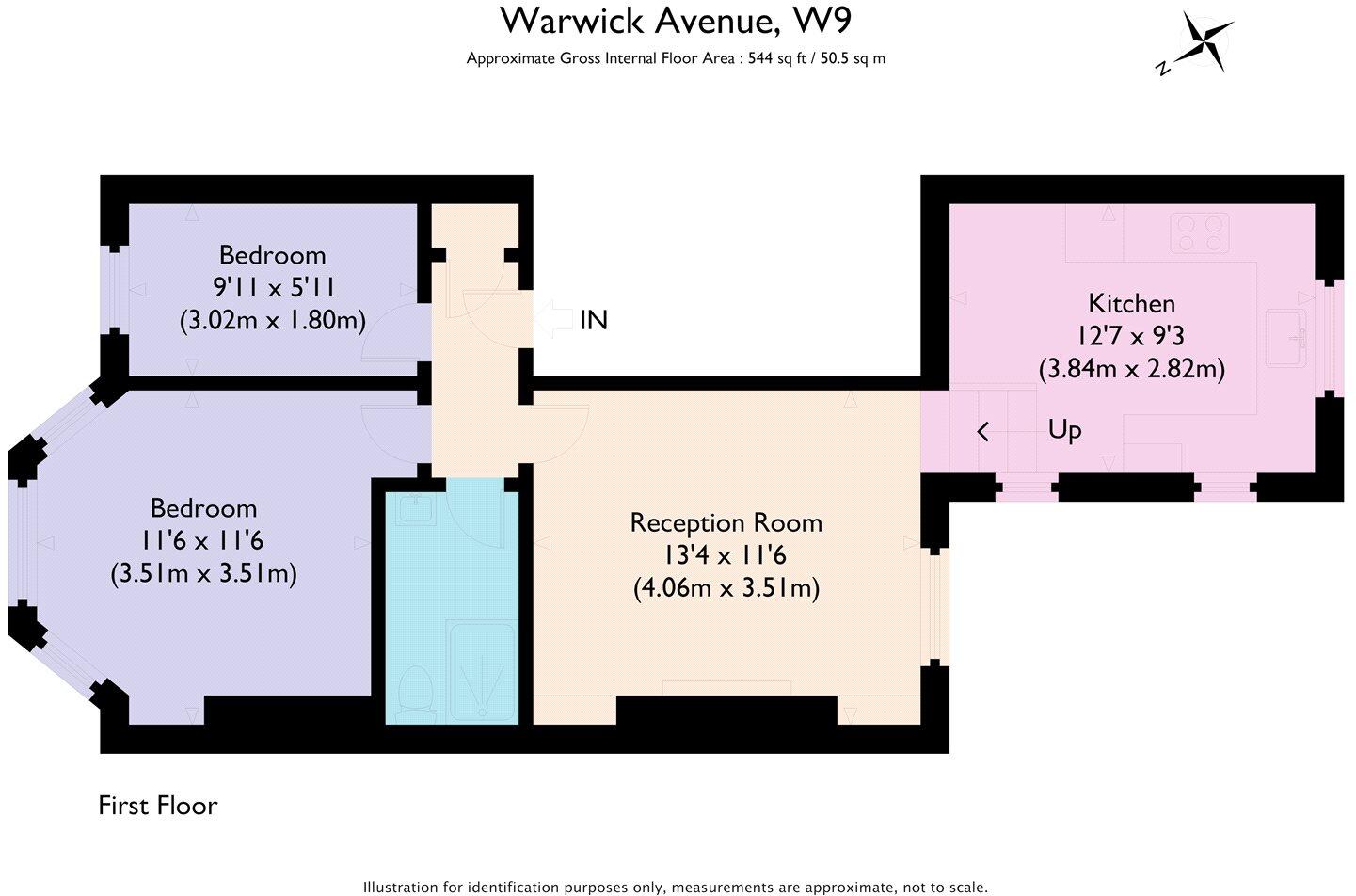 Warwick Avenue, Maida Vale, London, W9 floorplan