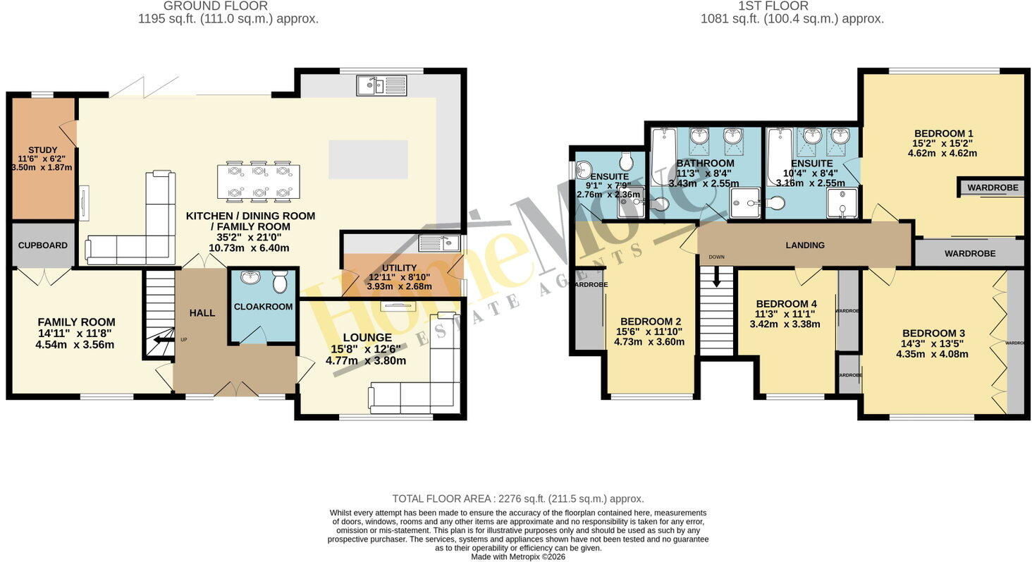 Manor Close, Harpole, Northampton, Northamptonshire, NN7 4BY floorplan