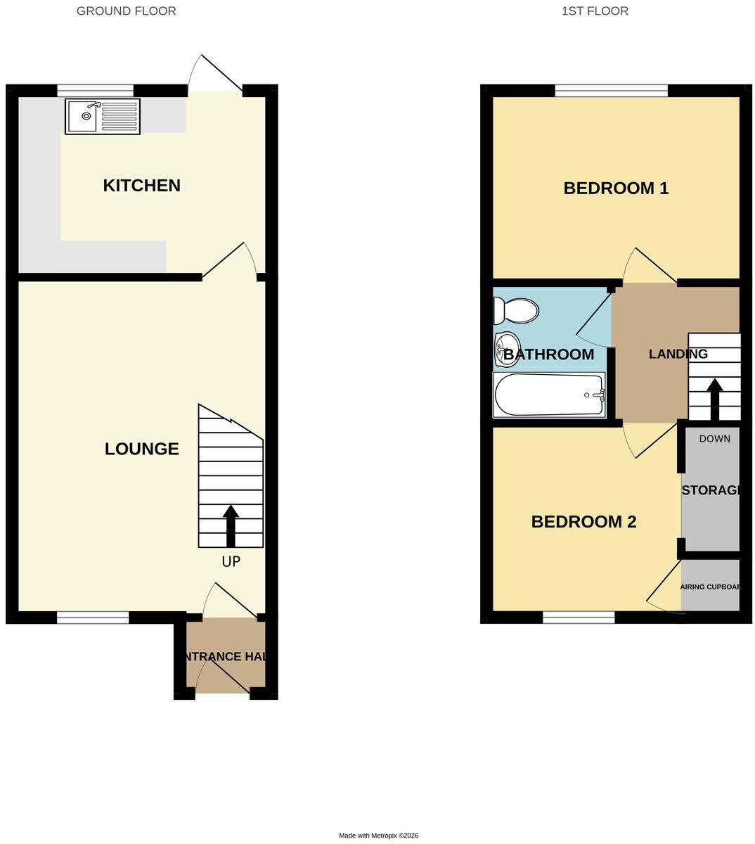 Russet Close, Ledbury, HR8 floorplan