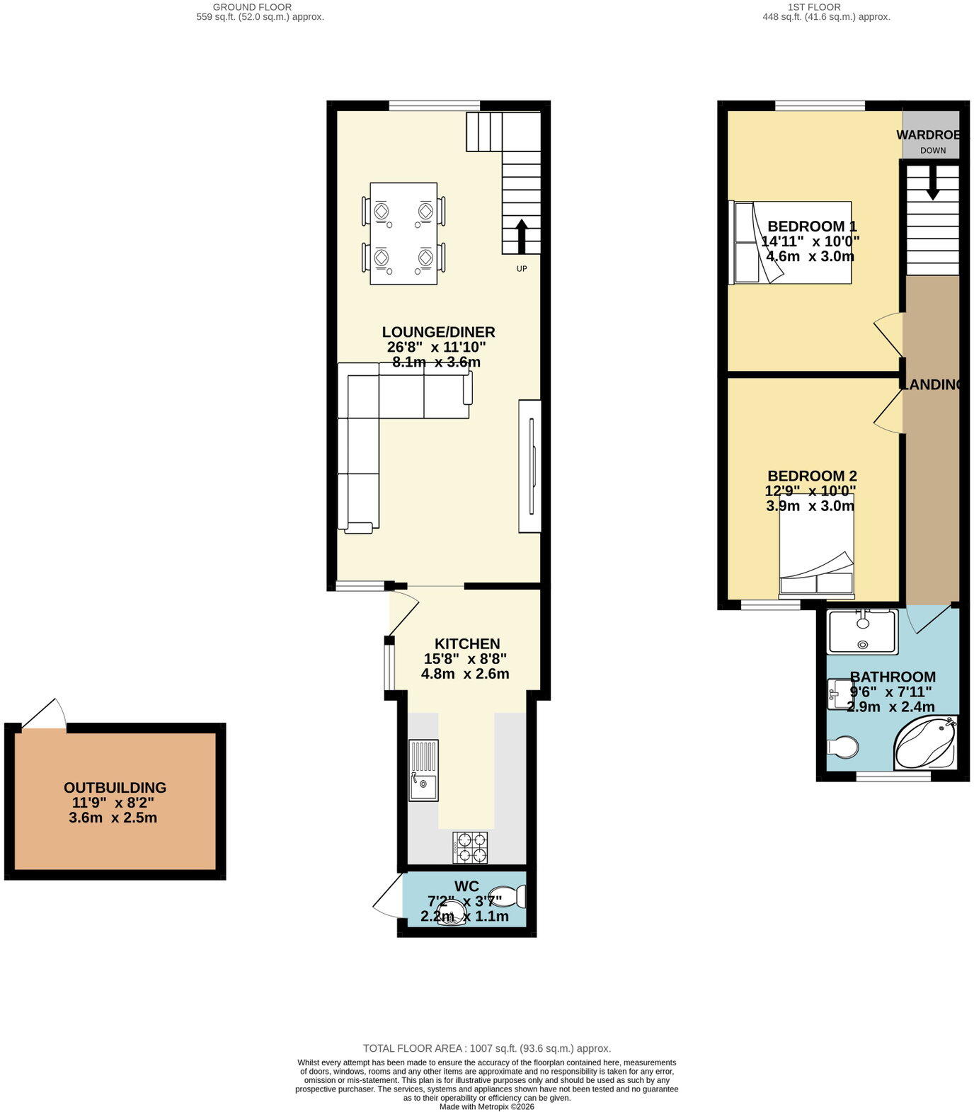 Hereward Street, March, PE15 8LY floorplan