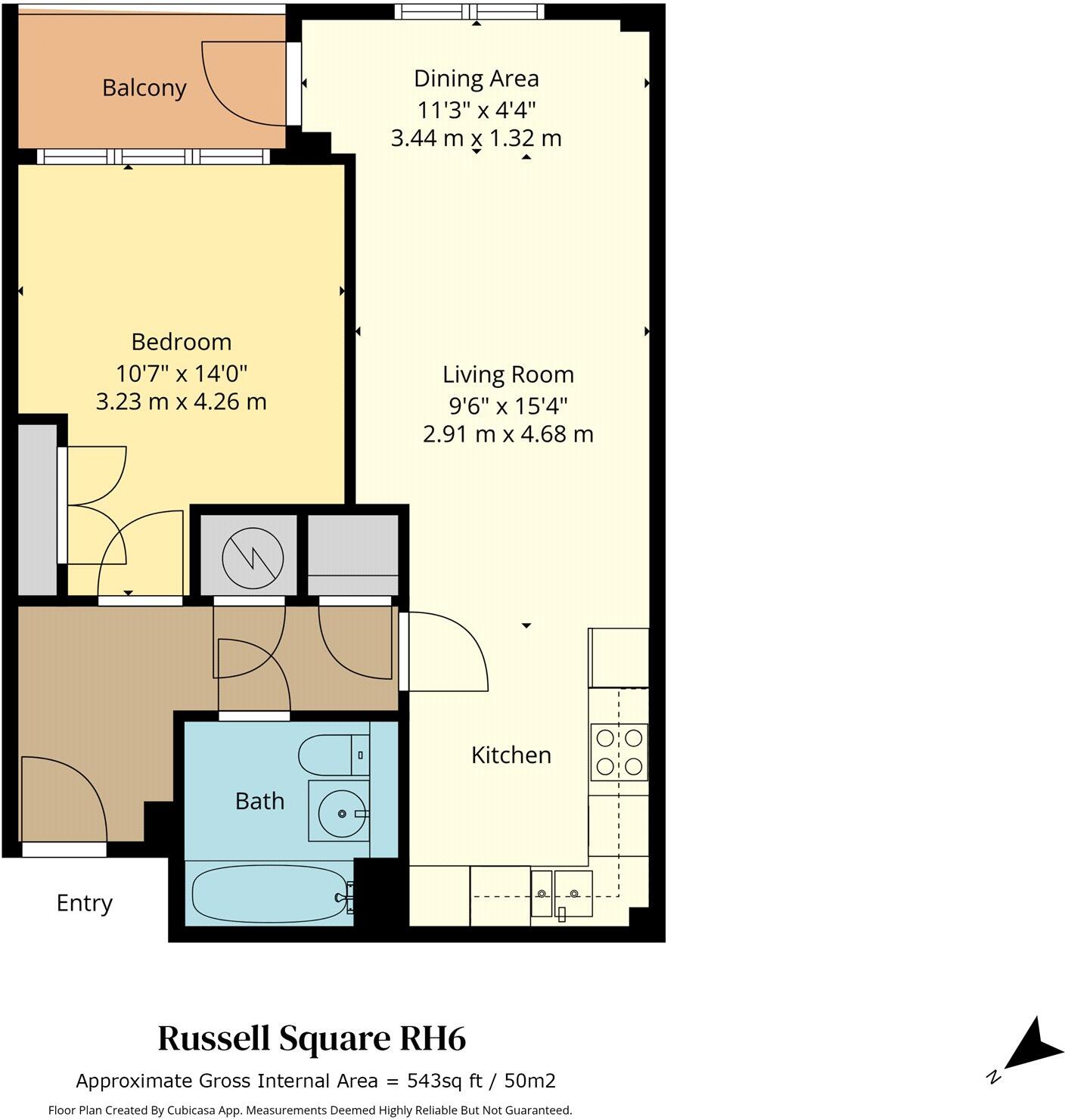 Russells Crescent, Horley, Surrey, RH6 floorplan