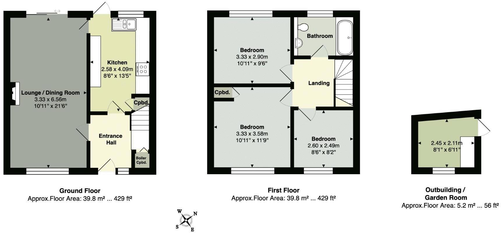 Clifford Close, Kingsteignton floorplan