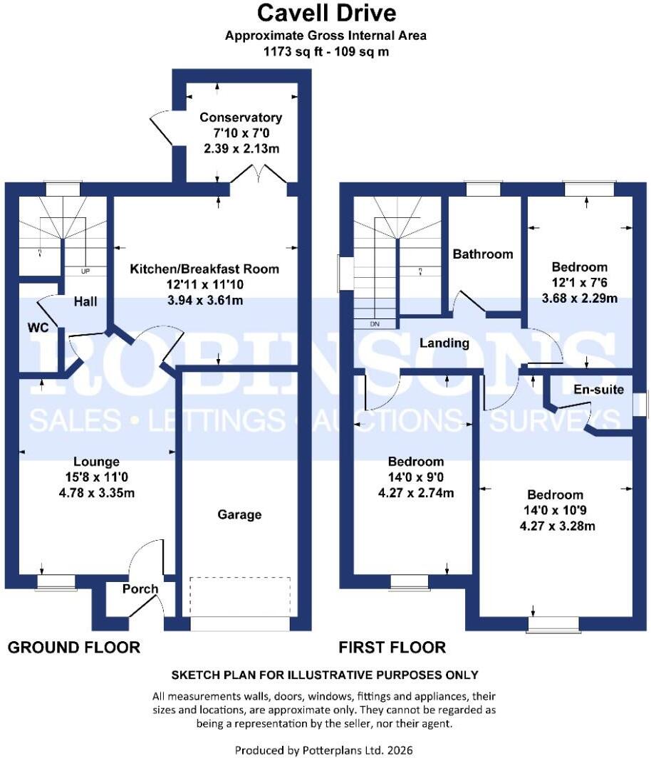 Cavell Drive, Bowburn, Durham floorplan