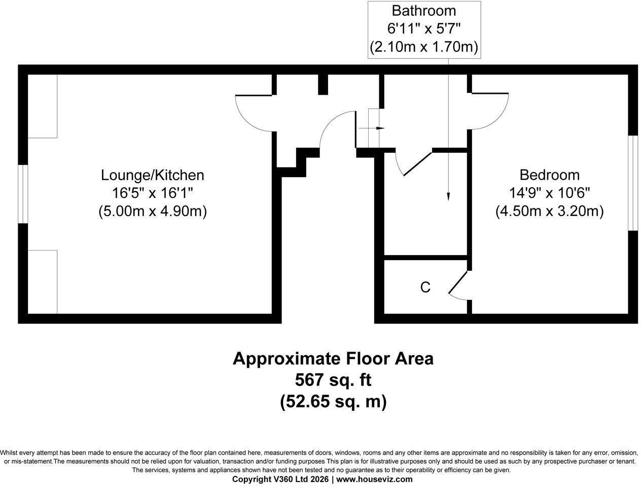 Pelham Road, Seaford floorplan