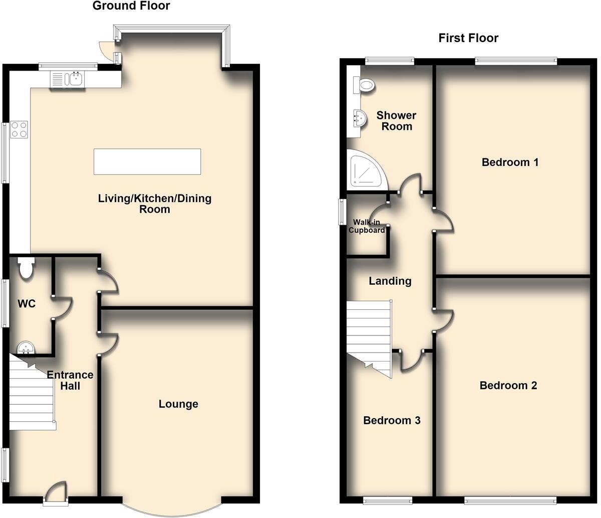 Dalkeith Avenue, Rugby floorplan