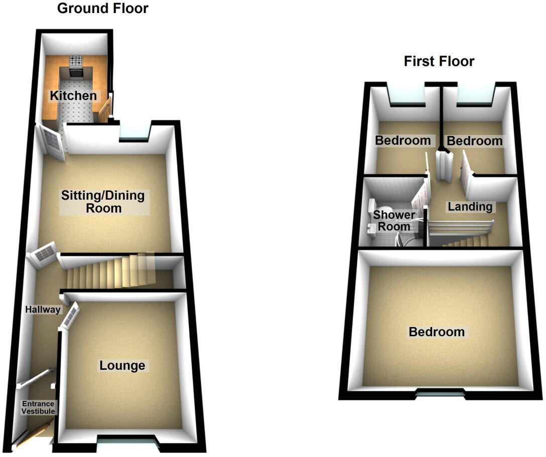 56 Spring Street, Oldham, OL4 2BD floorplan