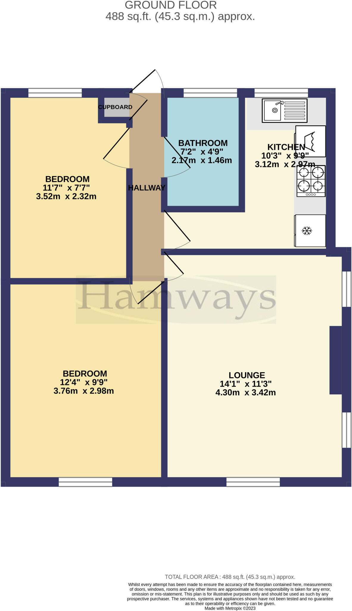 Caldecot Court,(PP523)Coldharbour Lane, Camberwell, SE5 floorplan
