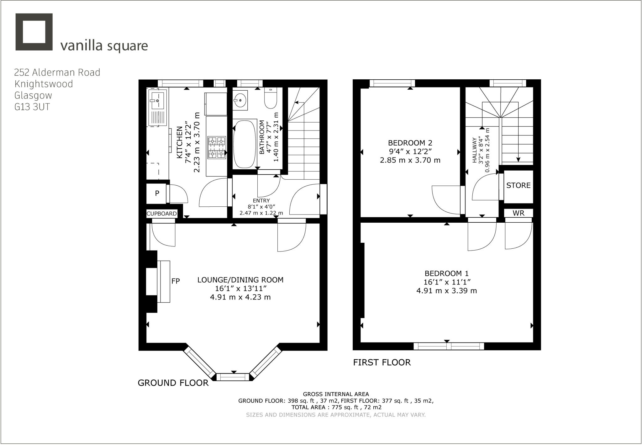 Alderman Road, Knightswood floorplan