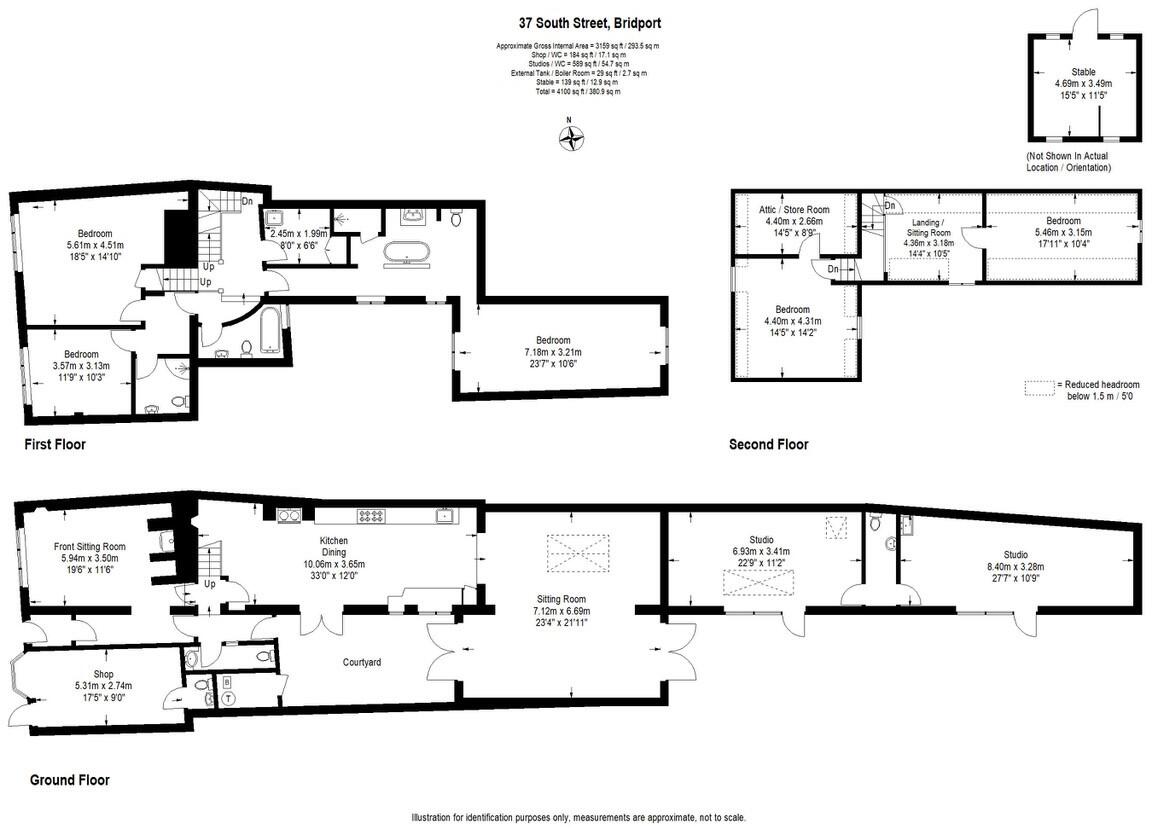 37, South Street, Bridport, Dorset, DT6 floorplan