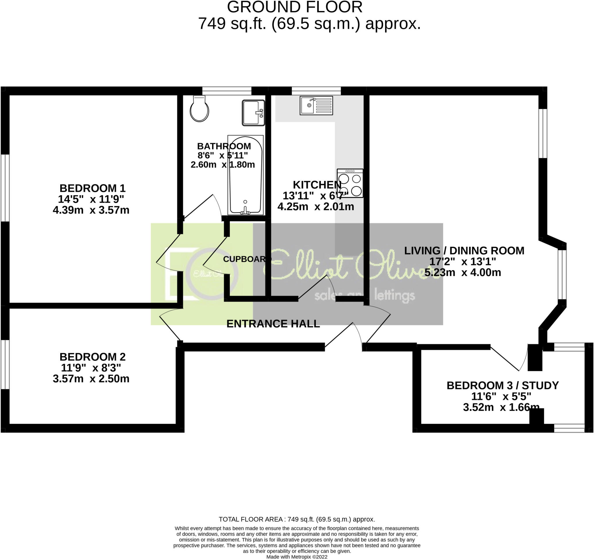 Pittville Lawn, Cheltenham GL52 2BH floorplan