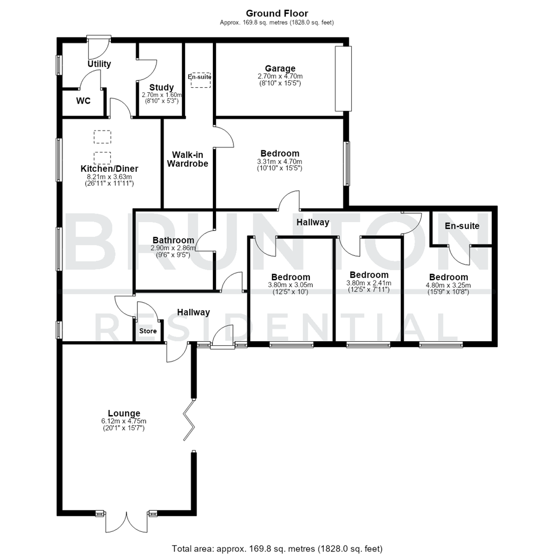 Cade Hill Road, Stocksfield, NE43 floorplan