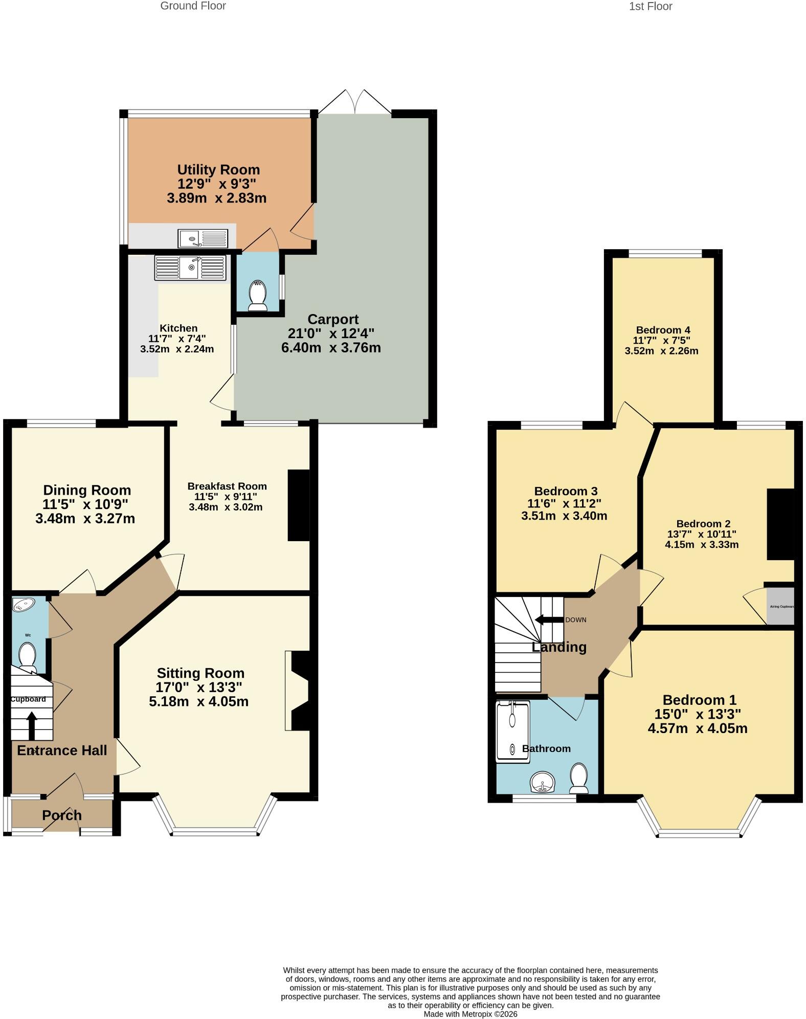 Upper Shirley, Southampton floorplan