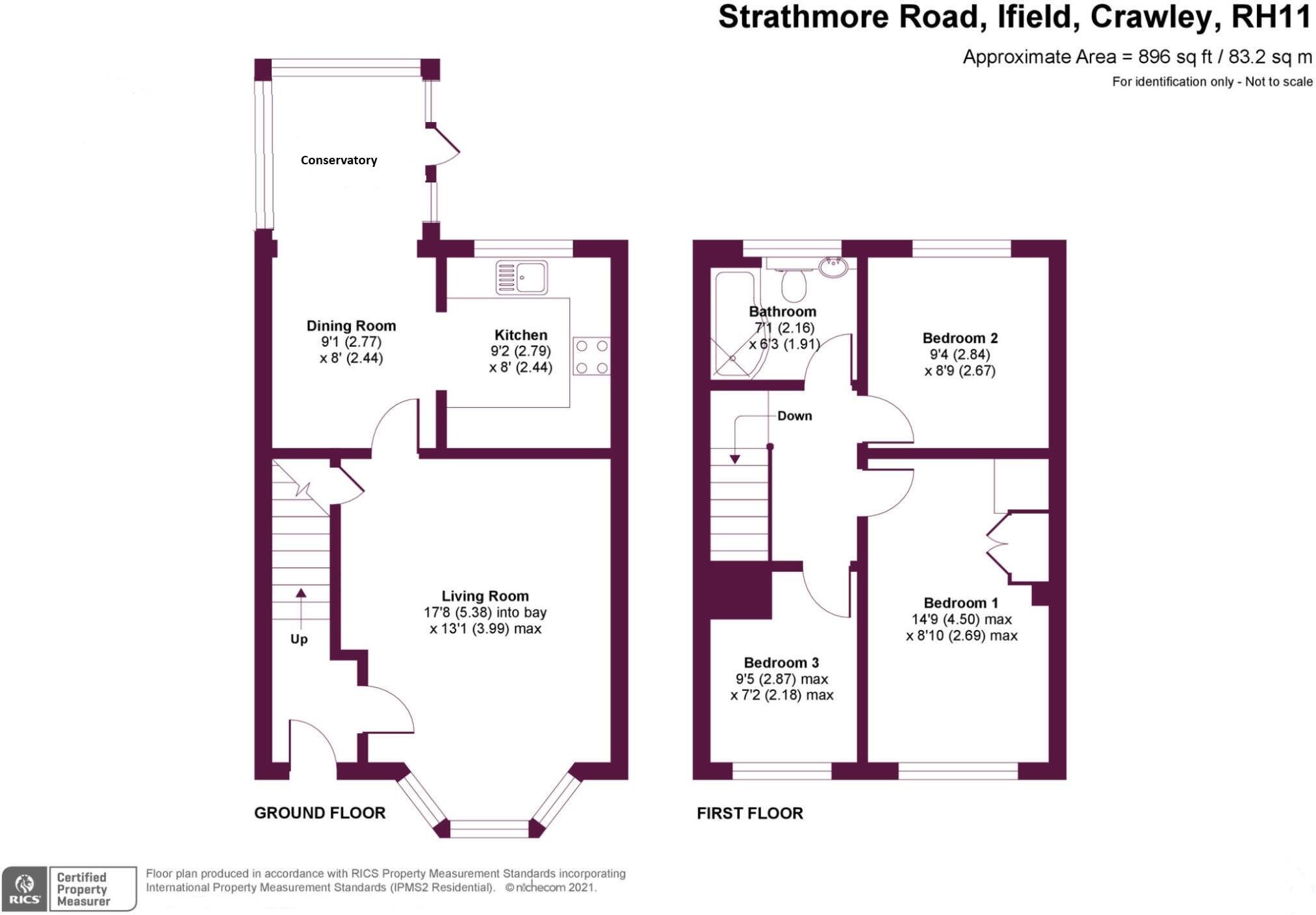 Strathmore Road, Ifield, Crawley, RH11 floorplan