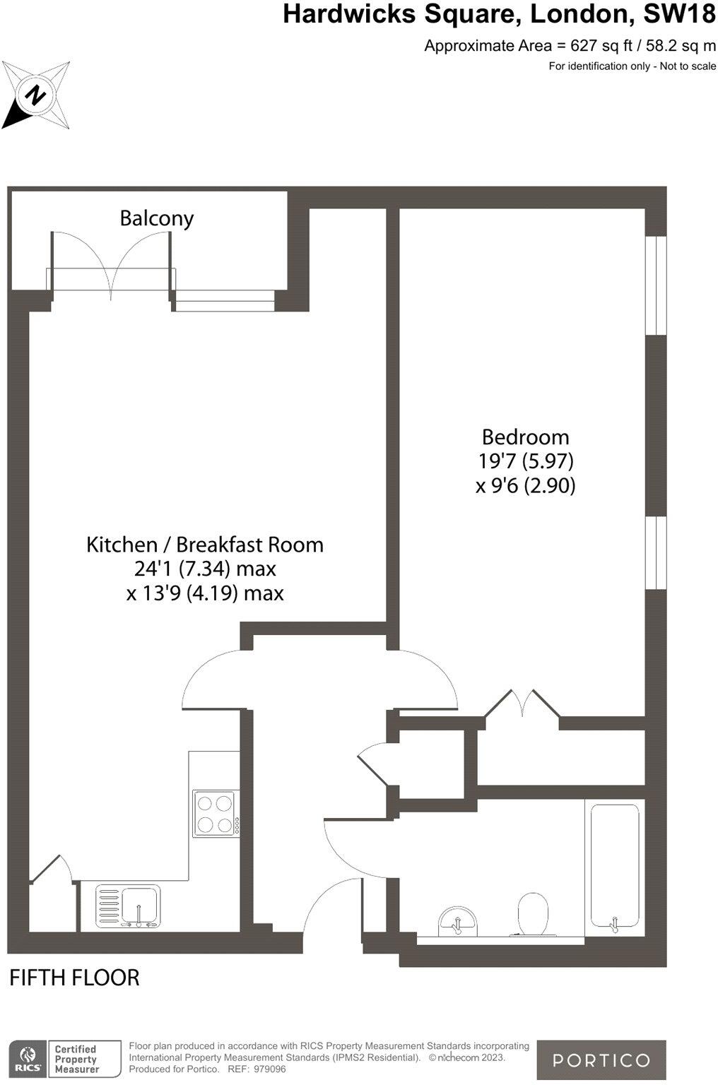 Hardwicks Square, London, SW18 floorplan
