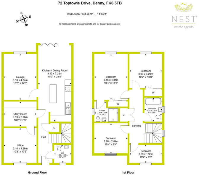 Toptowie Drive, Denny floorplan