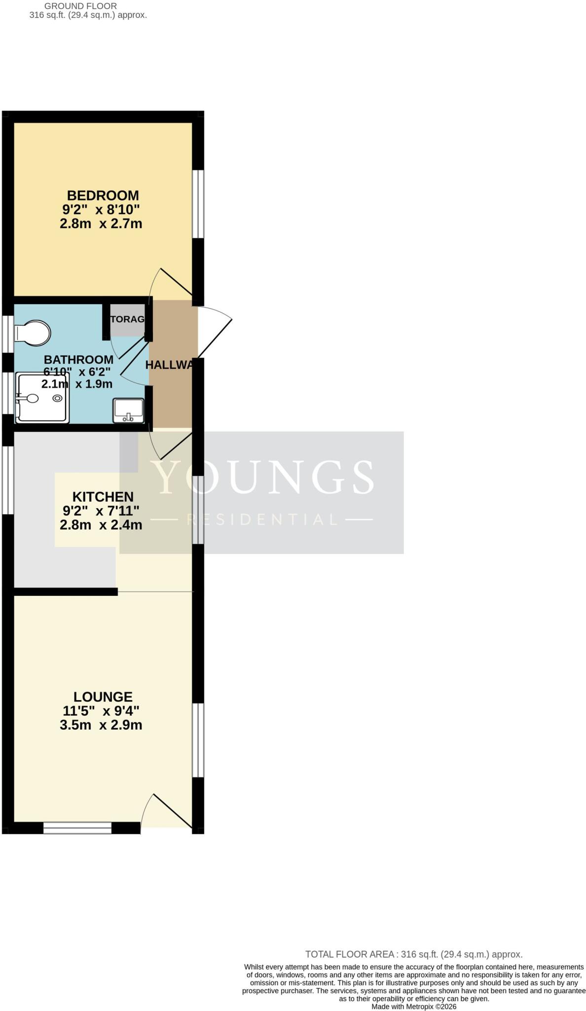 Creek Road, Canvey Island, SS8 floorplan