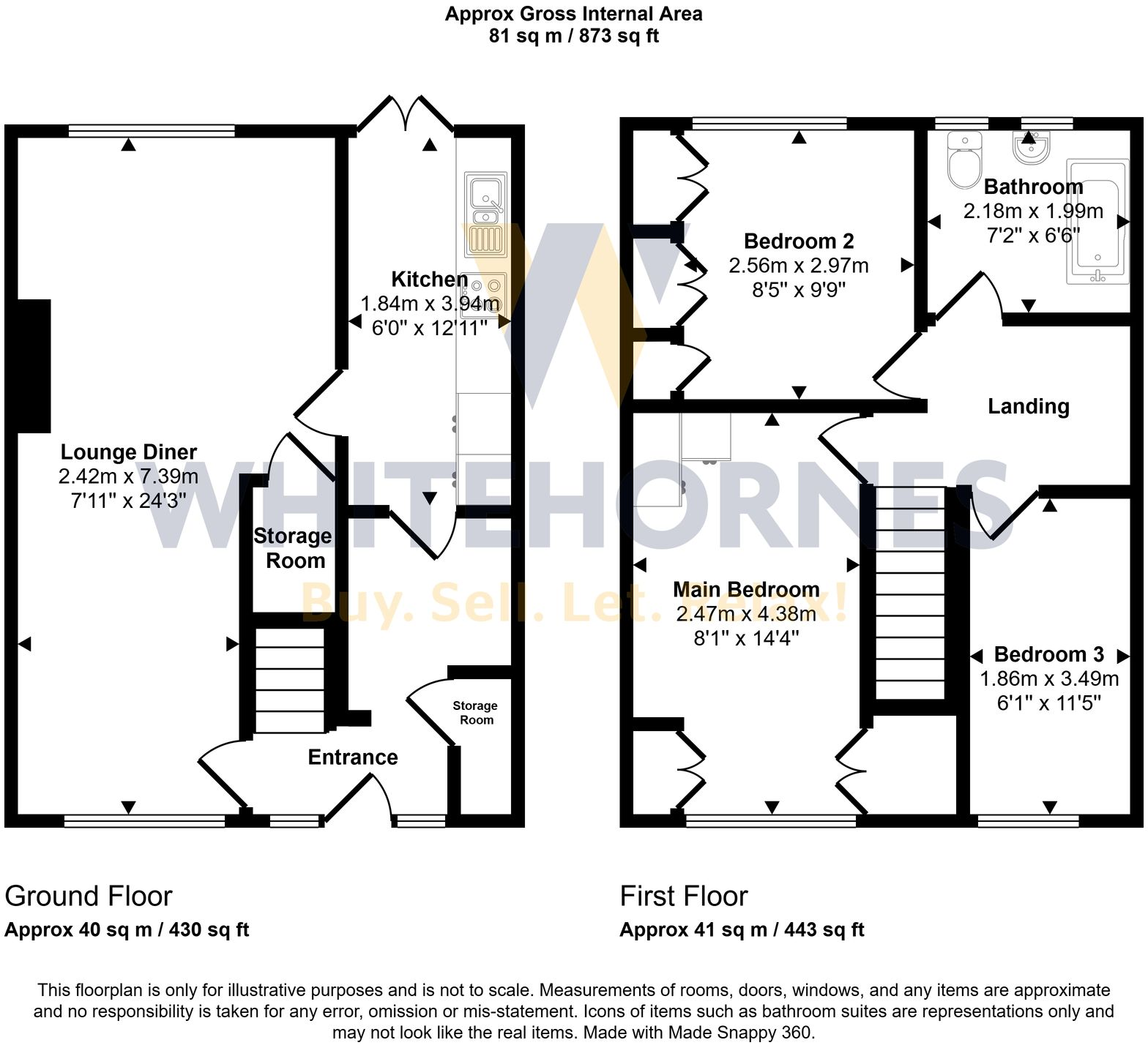Mawfa Crescent, Sheffield, S14 floorplan