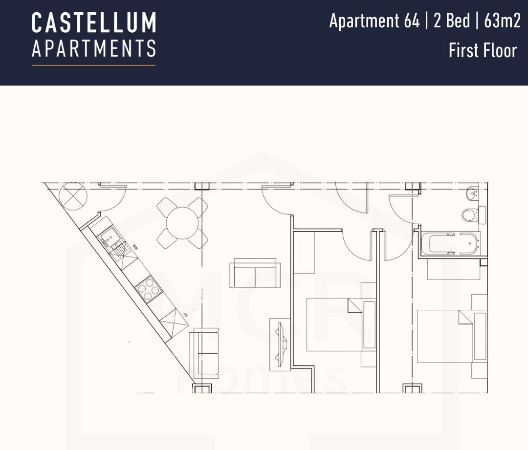- Castellum Apartments - Fowler Road, Aylesbury, Buckinghamshire, HP19 floorplan