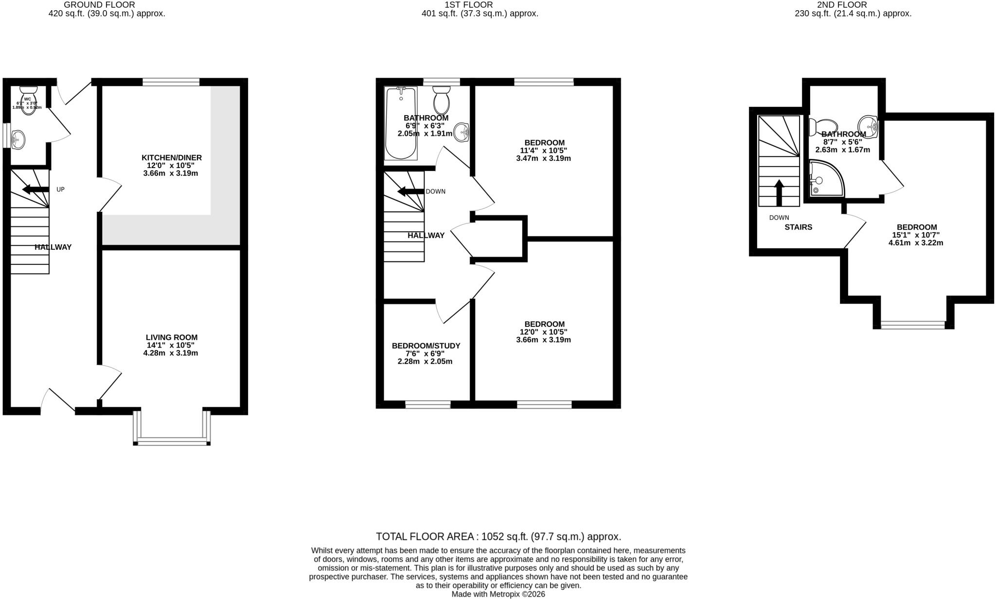 Lowbell Lane, London Colney, St. Albans, Hertfordshire, AL2 floorplan