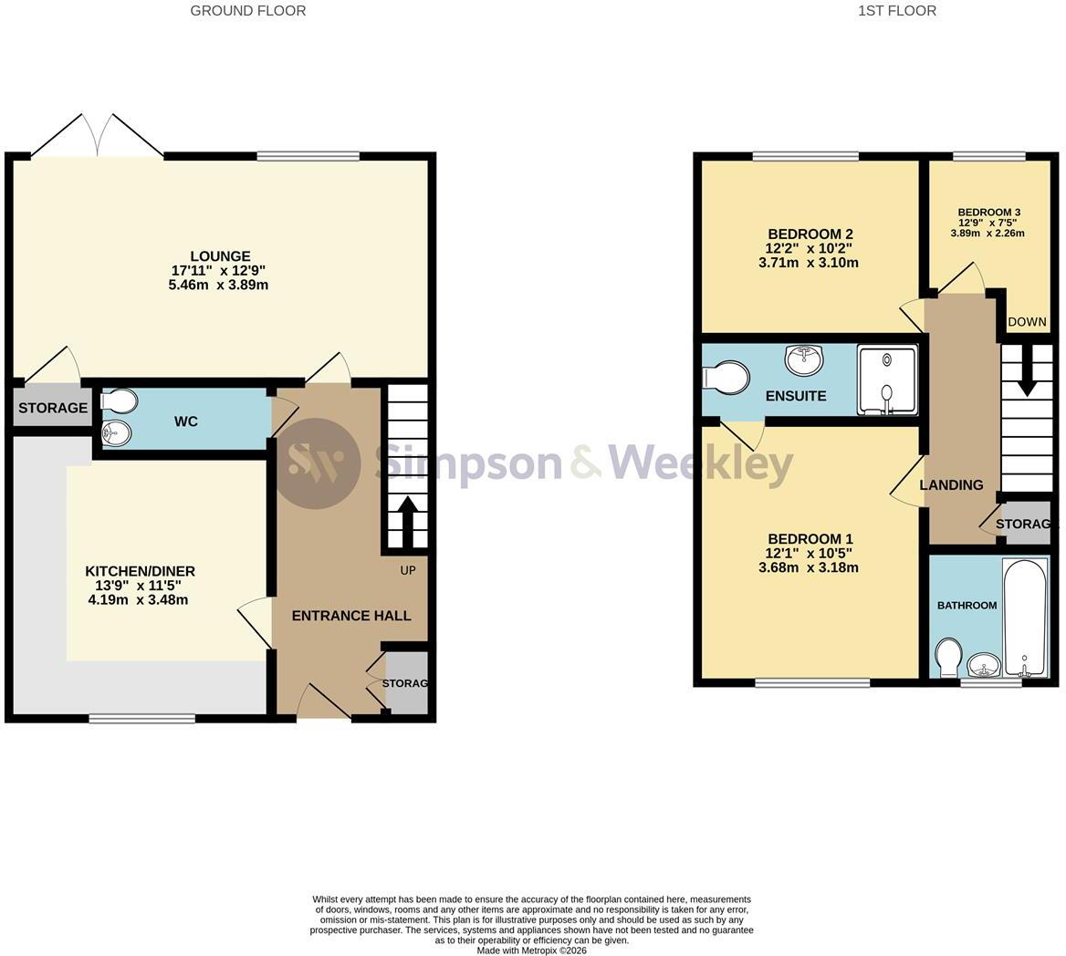 NN8 Lothrie Road, Wellingborough floorplan