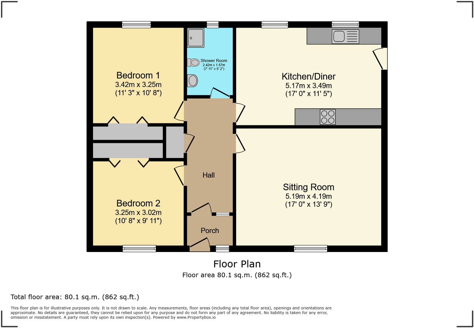 Mill Street, Dalbeattie , DG5 4HF floorplan