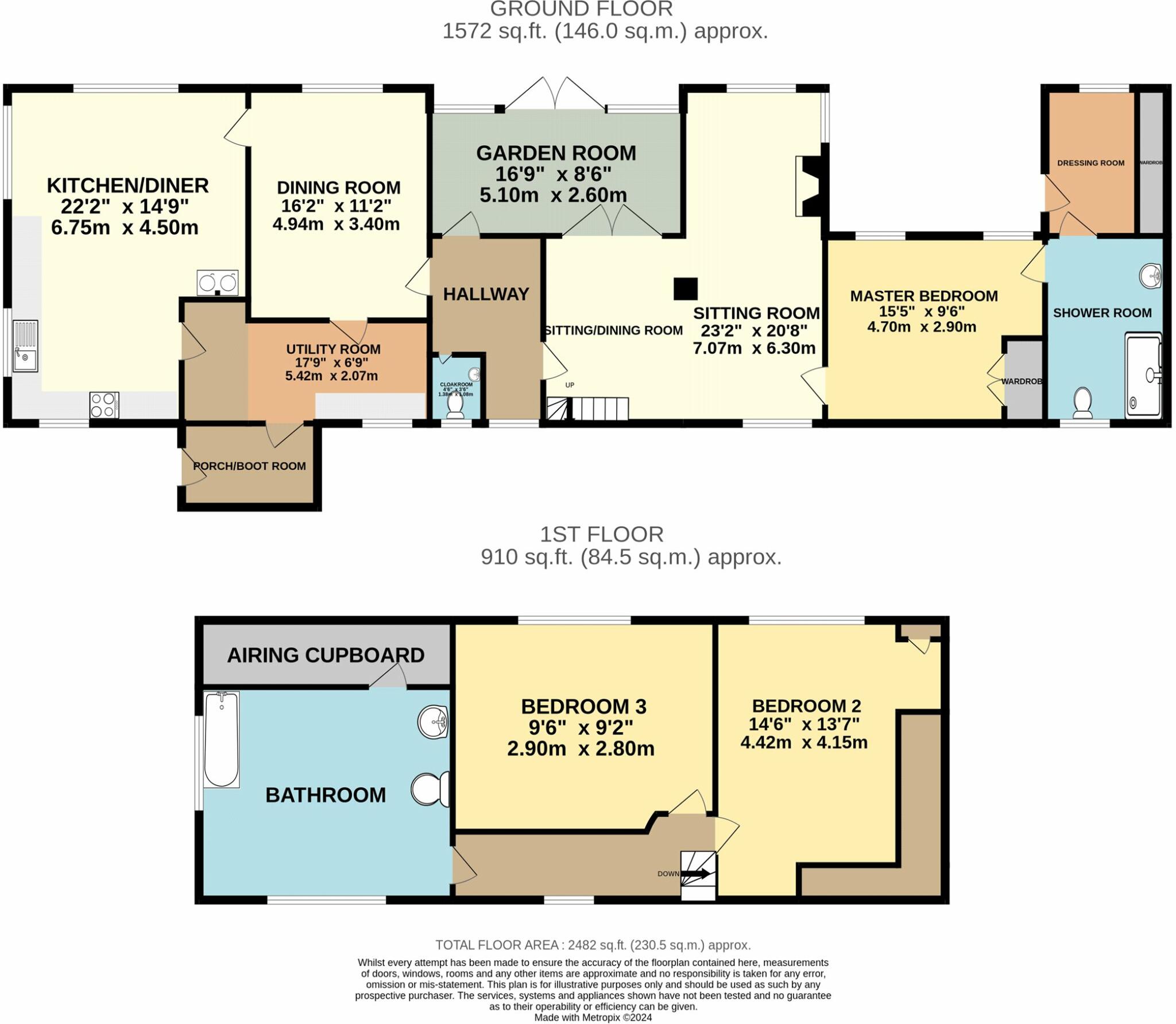 Winsford, Minehead, Somerset, TA24 floorplan
