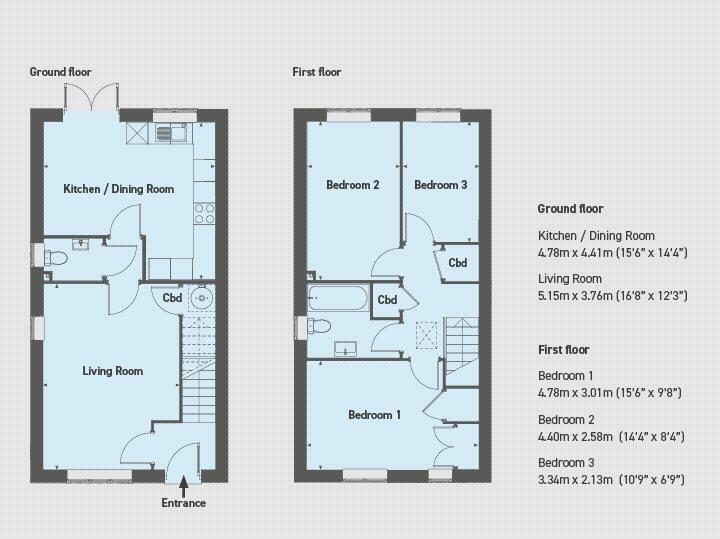 Bartlam Close, Barlestone, Nuneaton, Leicestershire, CV13 floorplan