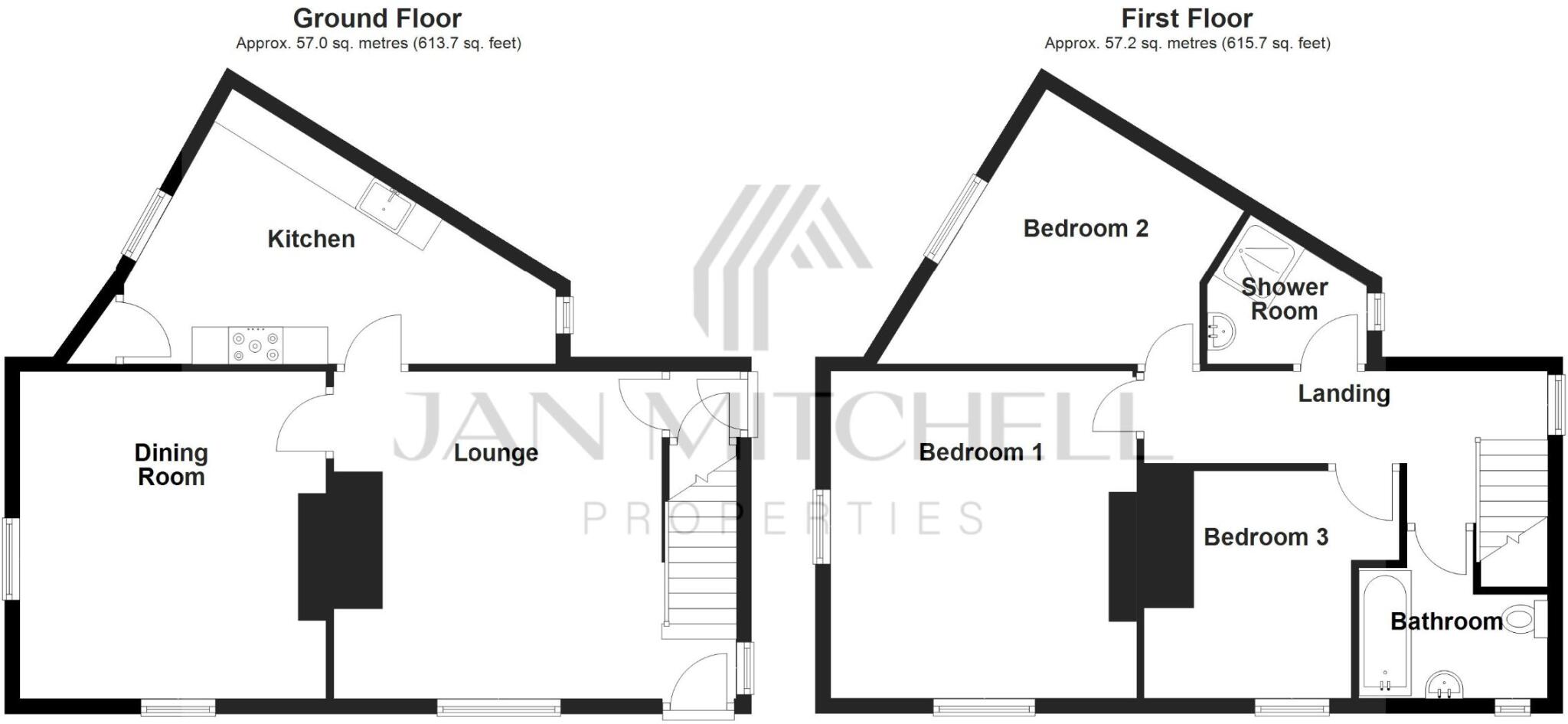 Busty Bank, Burnopfield, Newcastle upon Tyne floorplan