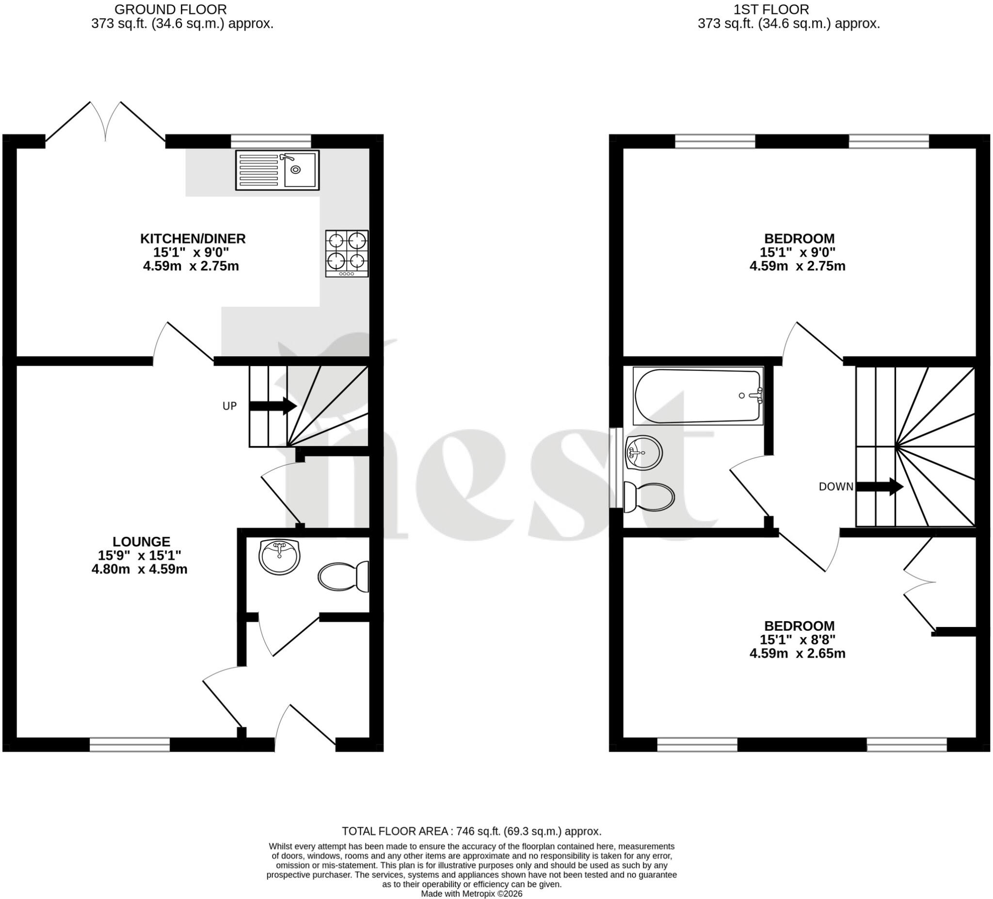 Chapples Close, Norton Fitzwarren floorplan