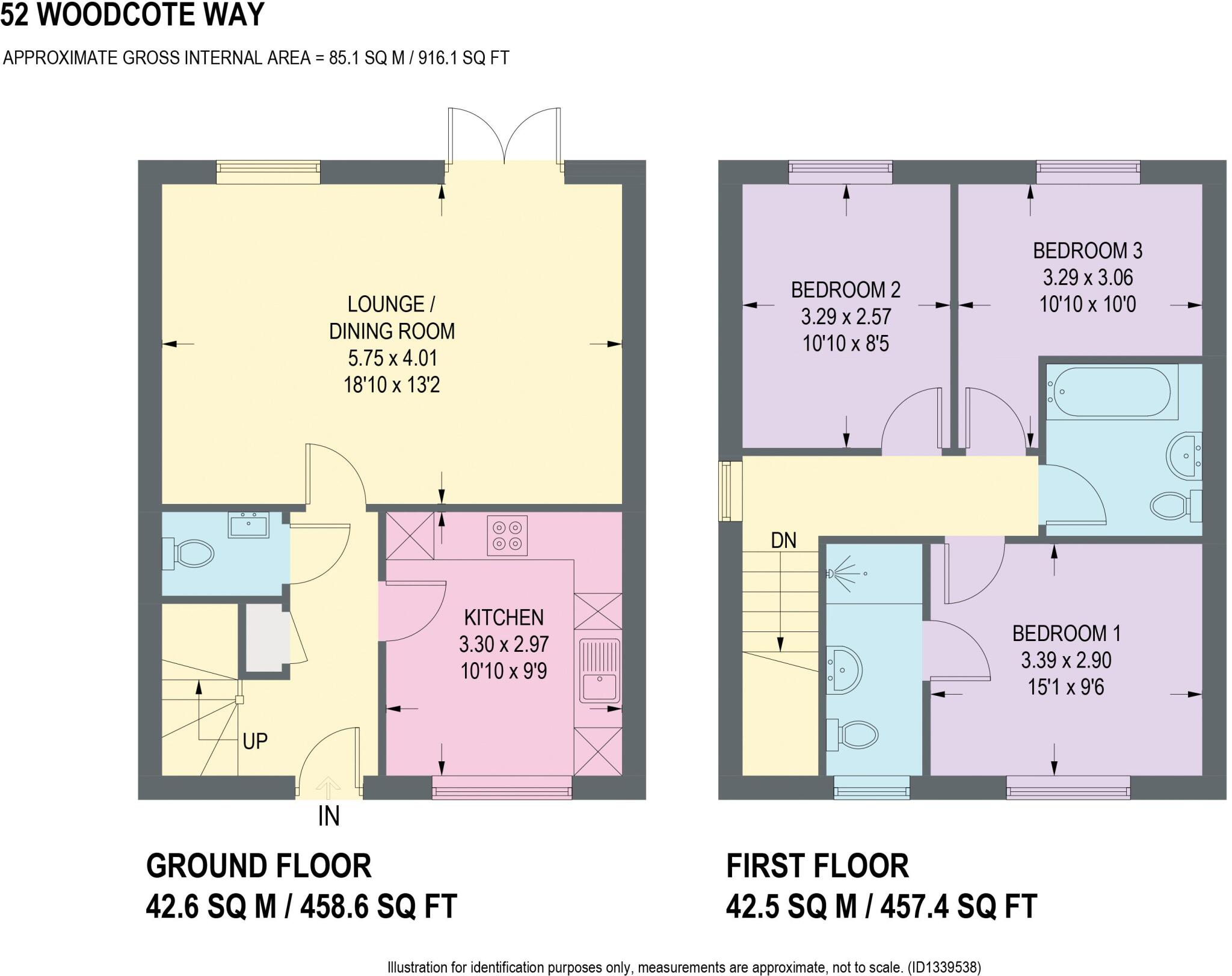 Woodcote Way, Walton, Chesterfield floorplan
