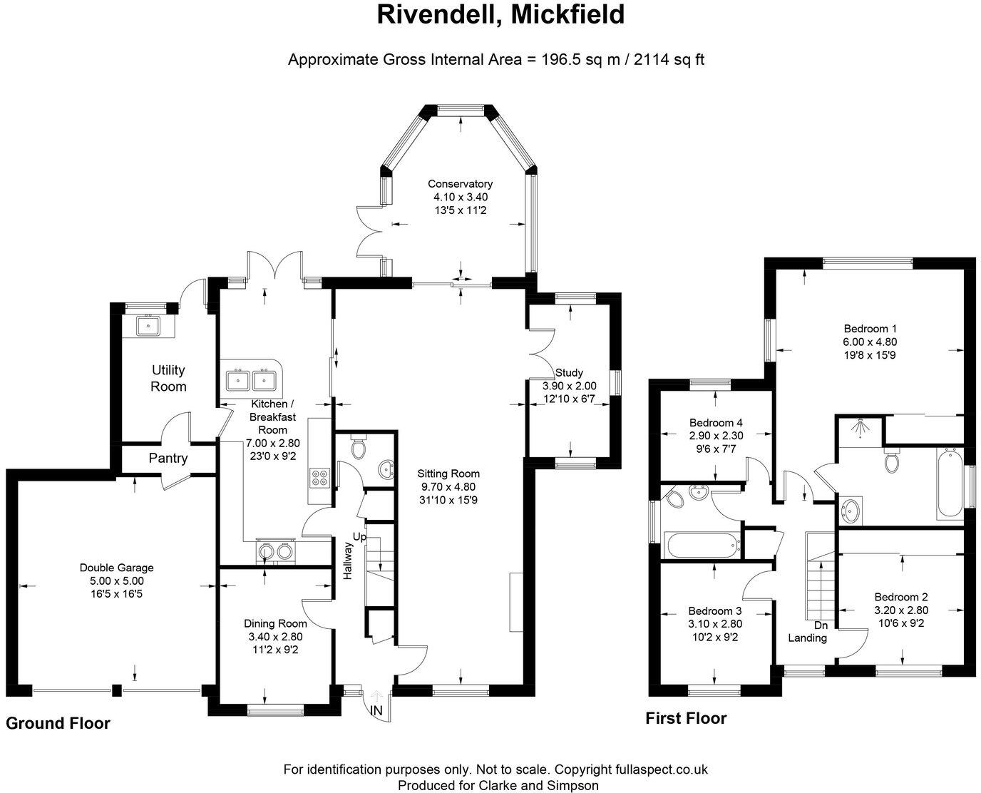 Mickfield, Nr Debenham, Suffolk floorplan
