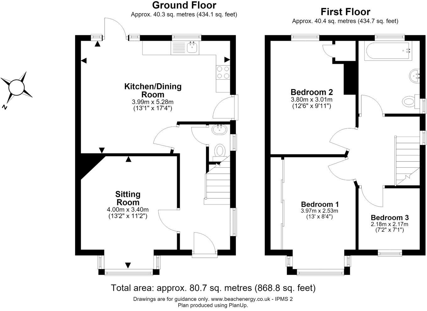 Bishops Road, Cambridge floorplan