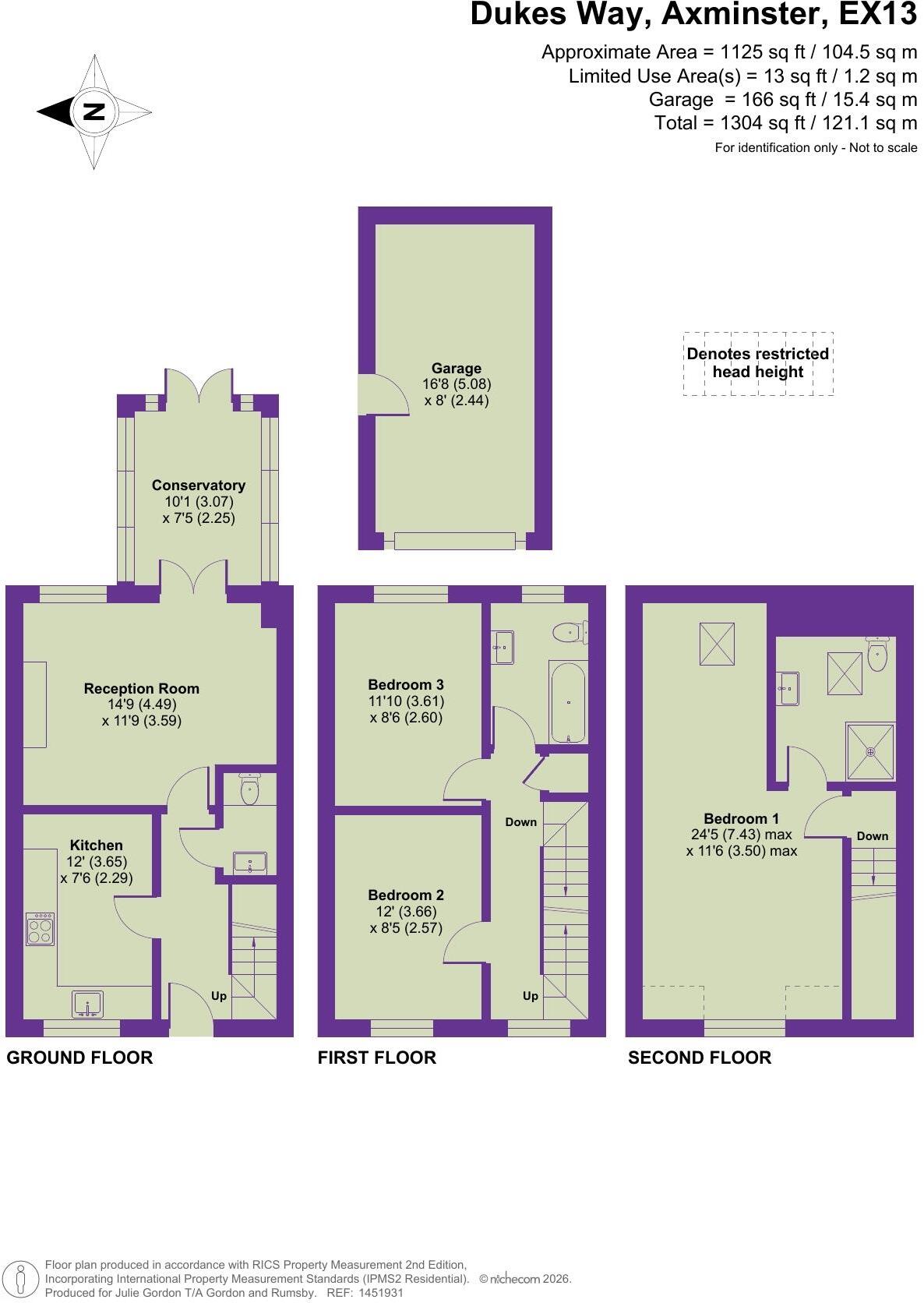 Dukes Way, Axminster, Devon floorplan