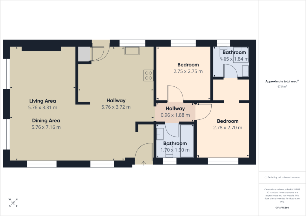 WP18 Woodlands Park Swindon Lane, Cheltenham, GL50 floorplan