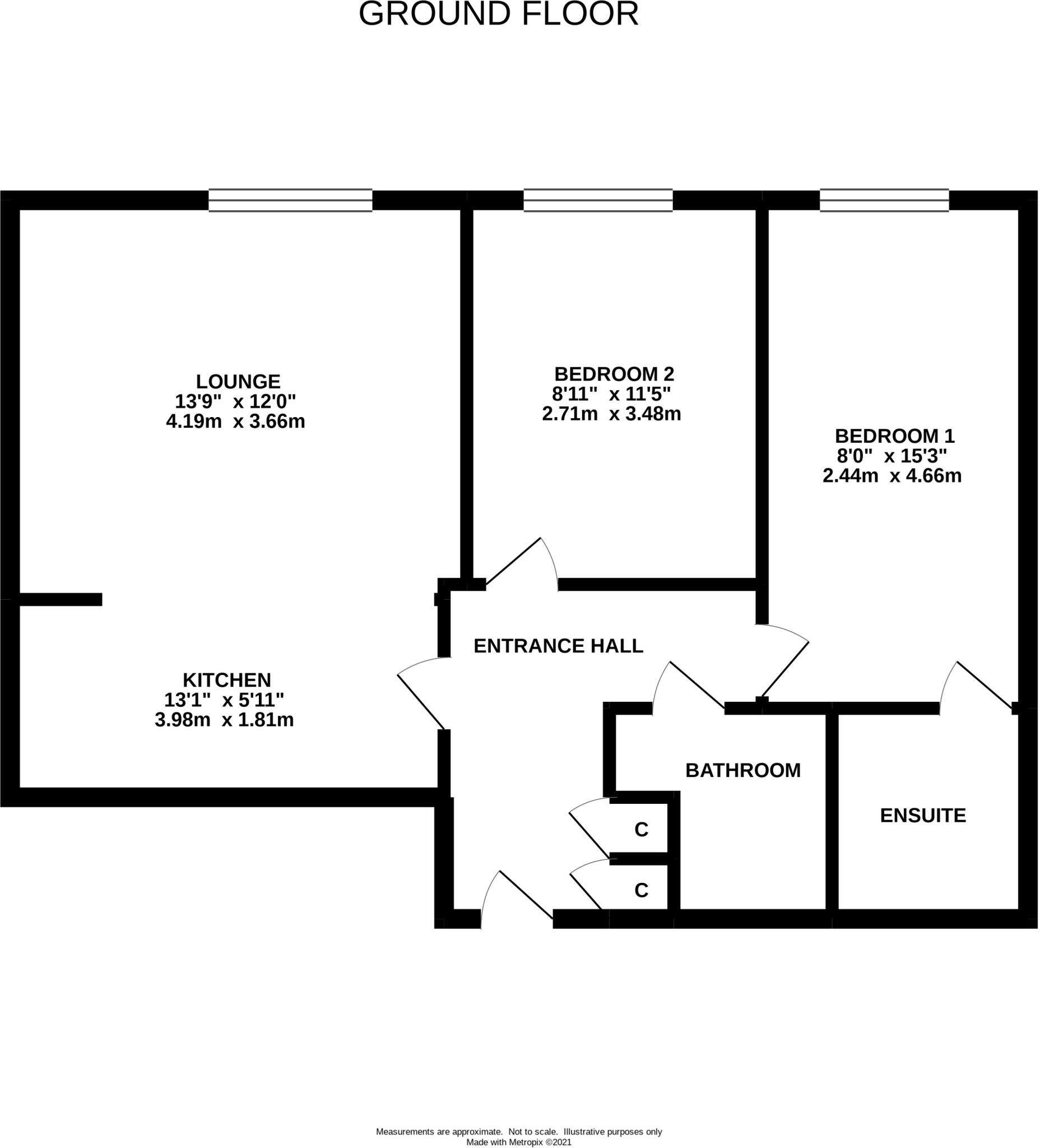 Brock Court, Peel Close, Verwood, BH31 floorplan