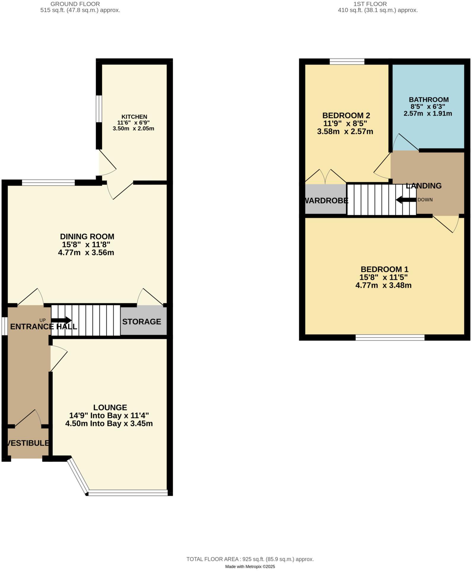 Stamford Avenue, Blackpool, FY4 2BJ floorplan
