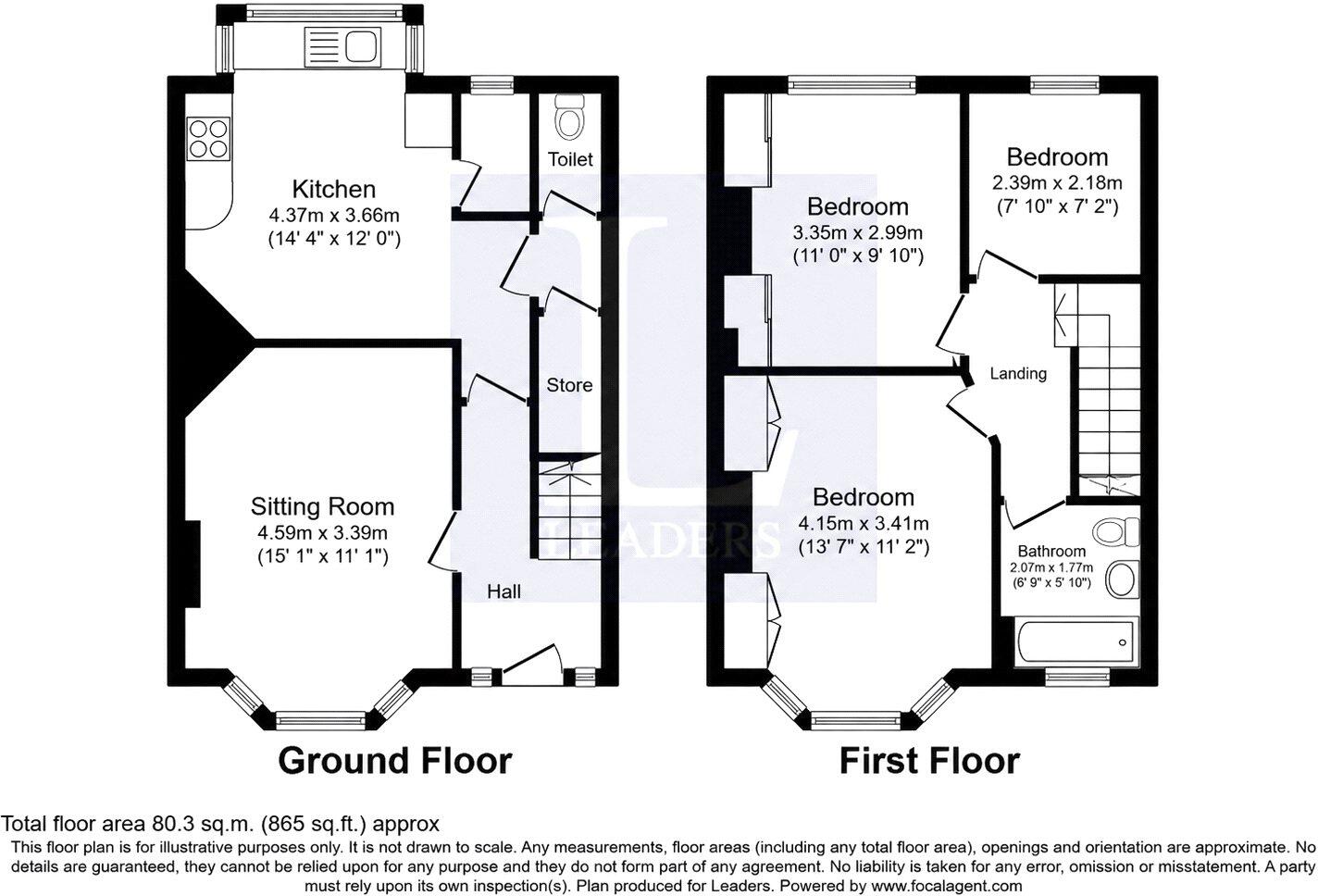 Central Drive, Clipstone Village, Mansfield floorplan