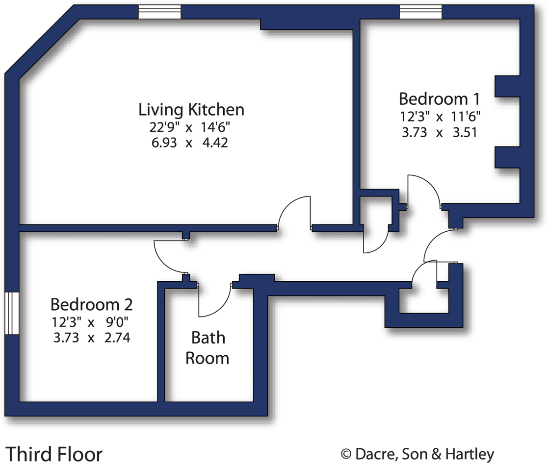 Wells Promenade, Ilkley, West Yorkshire, LS29 floorplan