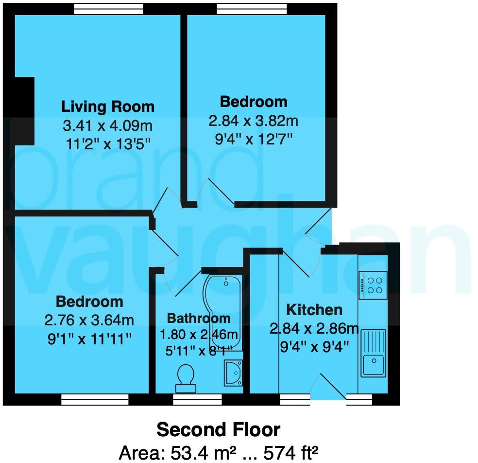 Park Crescent Place, Brighton, East Sussex, BN2 floorplan