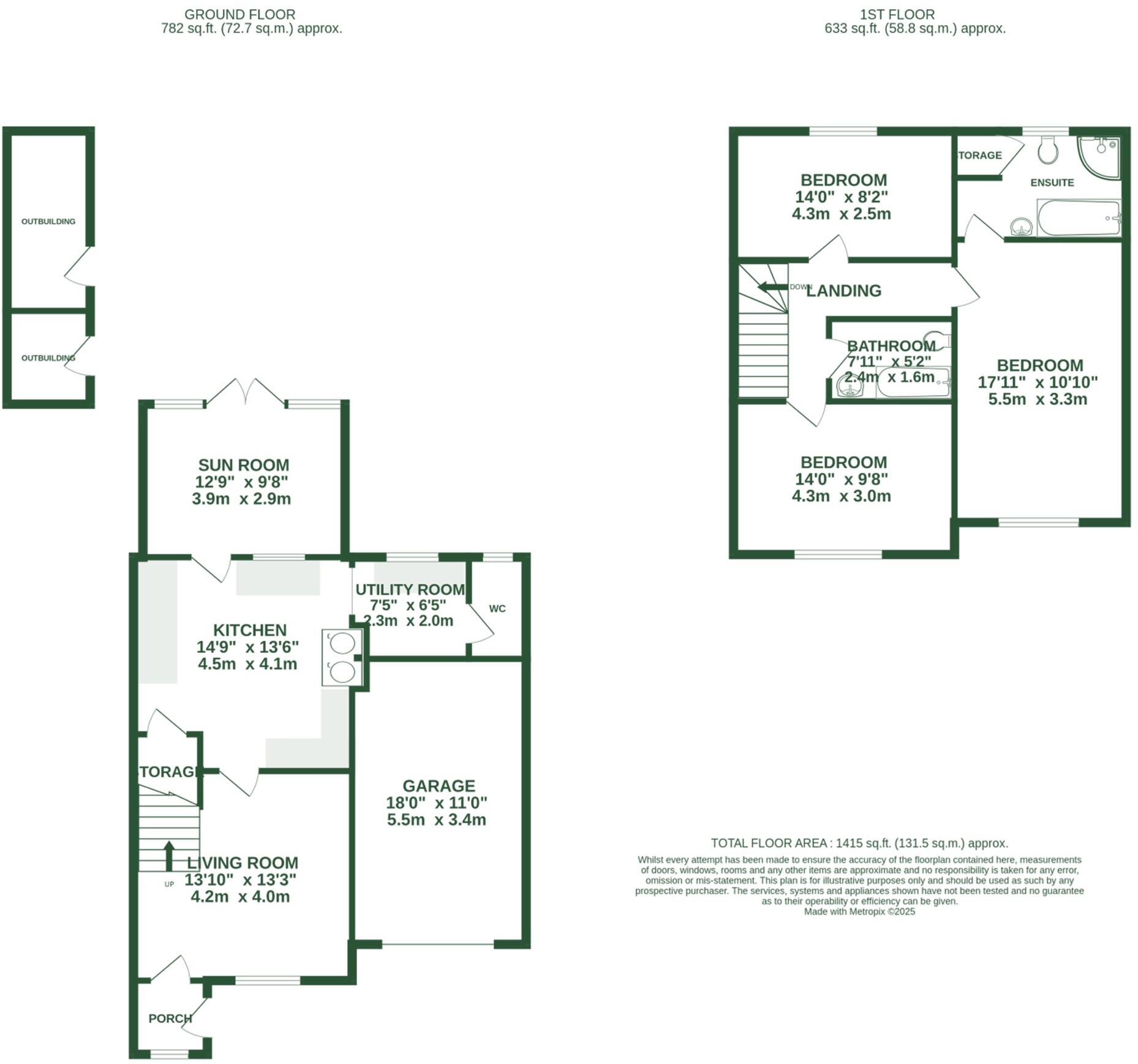 Grimshaw Green Lane, Parbold, Wigan, Lancashire floorplan