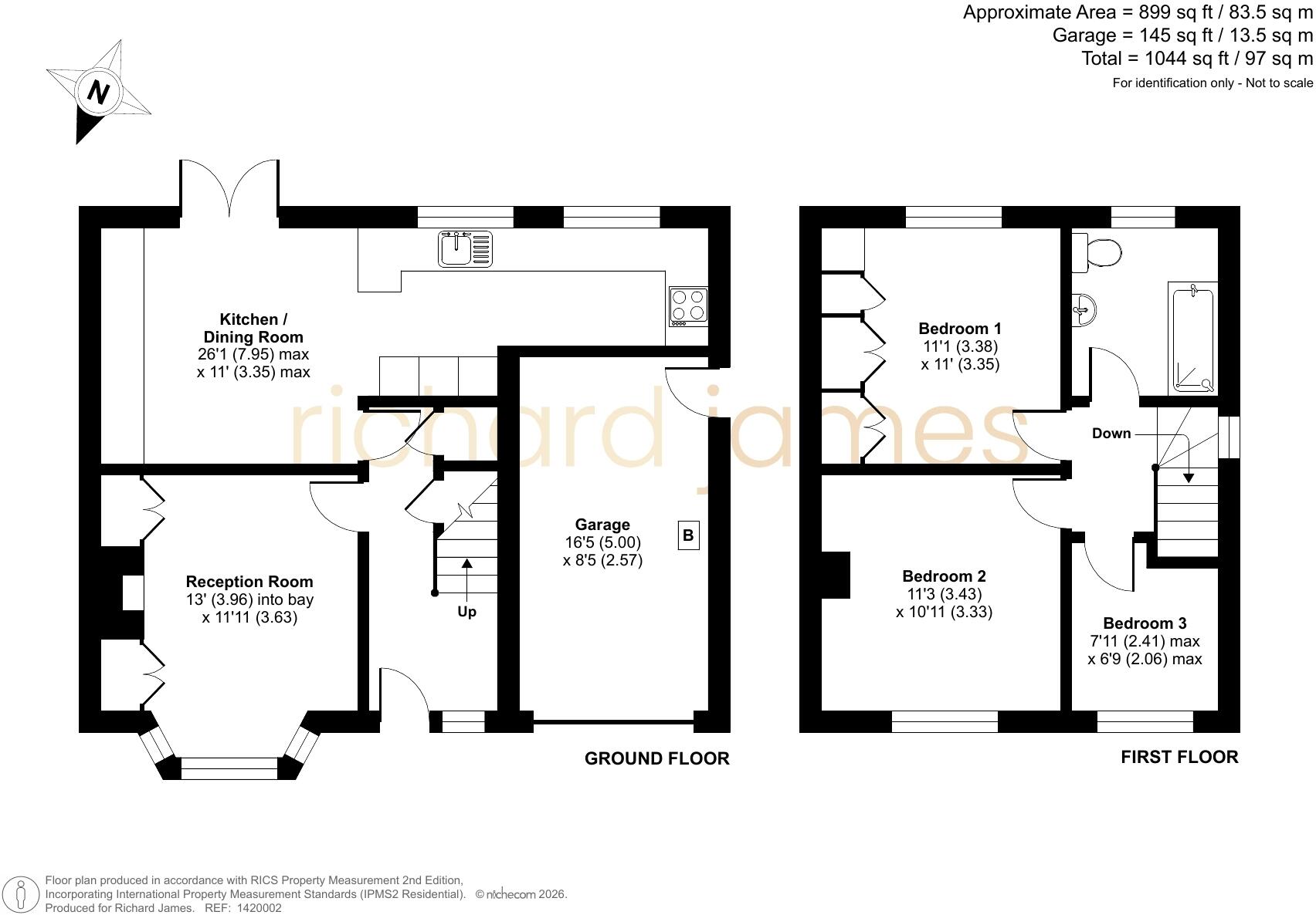 Woodside Avenue, Old Walcot, Swindon, SN3 floorplan