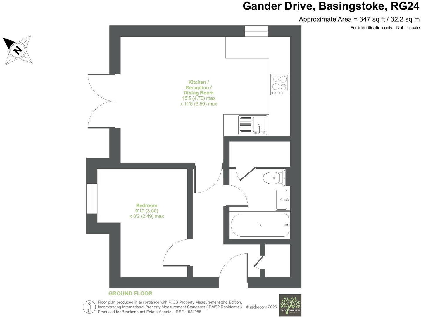 Gander Drive, Basingstoke RG24 9JR floorplan