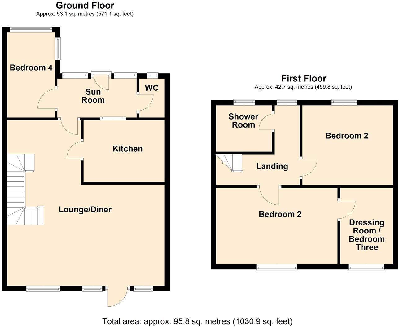 Mere Road, Upper Bruntingthorpe, Lutterworth floorplan