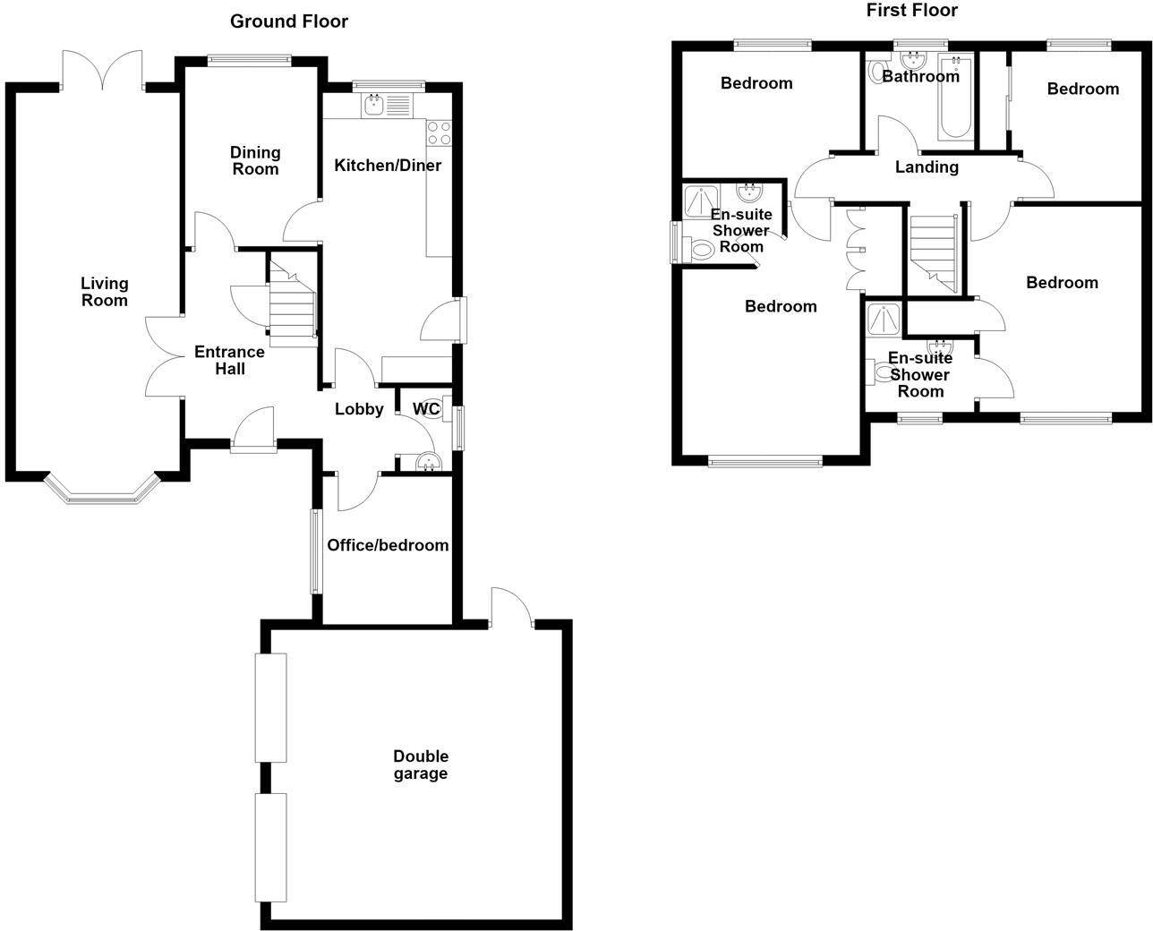 Royd Wells, Mirfield floorplan